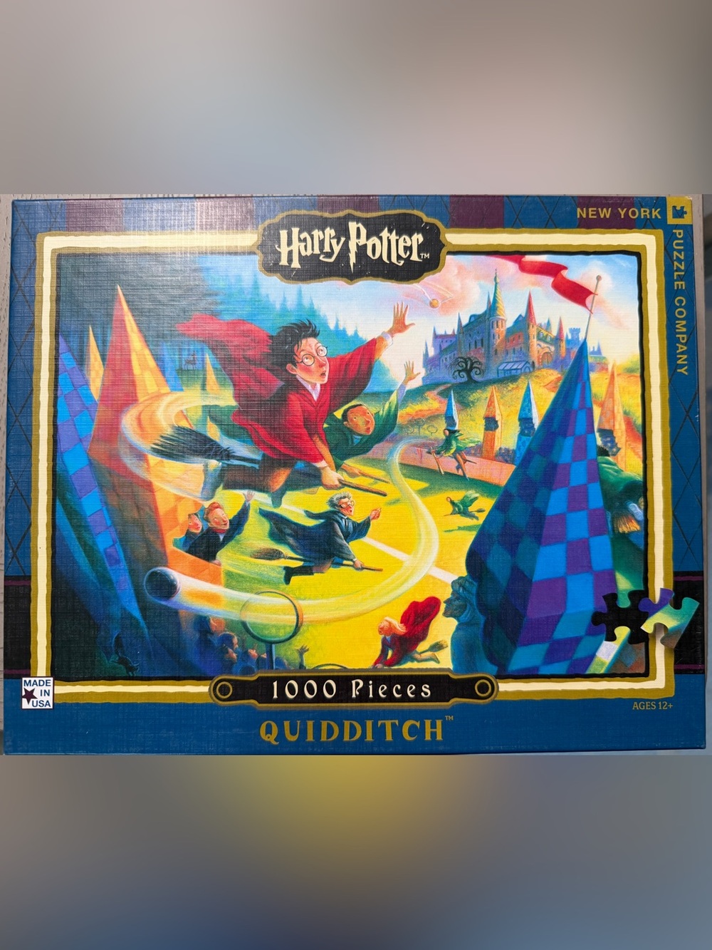 Harry Potter Quidditch 1000-Piece Jigsaw Puzzle - Made in USA